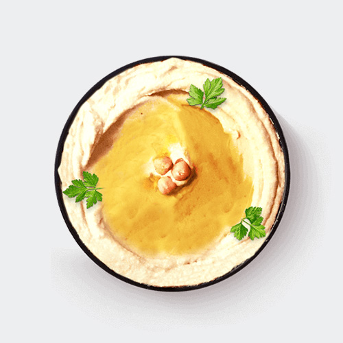 حمص بالطحينة